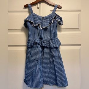 BCBG Girls Chambray stripe dress